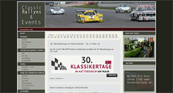 Desktop Screenshot of classic-rallyes.de