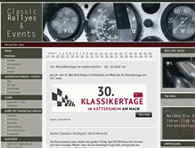 Tablet Screenshot of classic-rallyes.de
